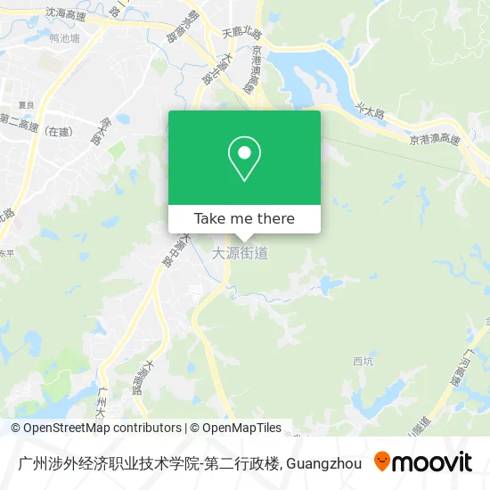 广州涉外经济职业技术学院-第二行政楼 map
