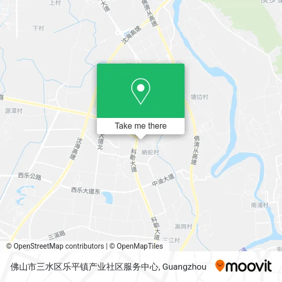 佛山市三水区乐平镇产业社区服务中心 map