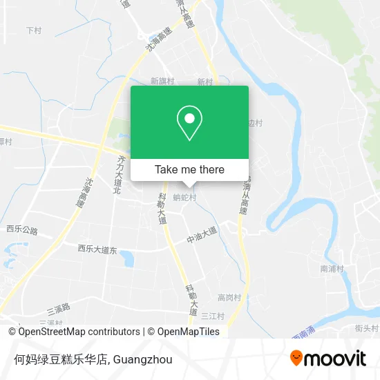 何妈绿豆糕乐华店 map