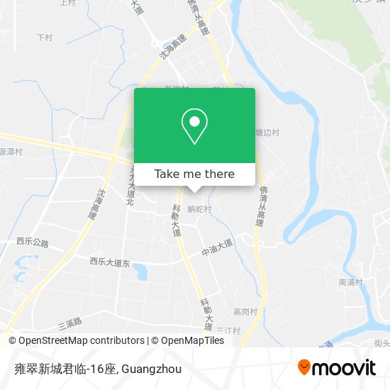 雍翠新城君临-16座 map