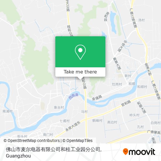 佛山市麦尔电器有限公司和桂工业园分公司 map