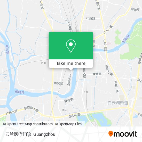 云兰医疗门诊 map