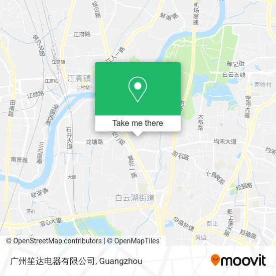 广州笙达电器有限公司 map