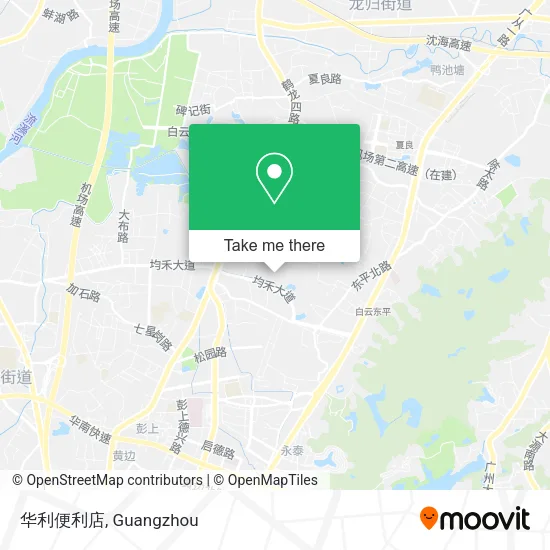 华利便利店 map