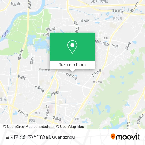 白云区长红医疗门诊部 map