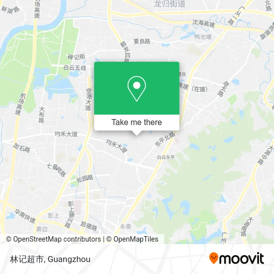 林记超市 map