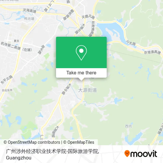 广州涉外经济职业技术学院-国际旅游学院 map