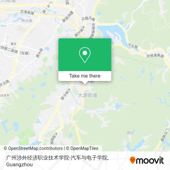广州涉外经济职业技术学院-汽车与电子学院 map