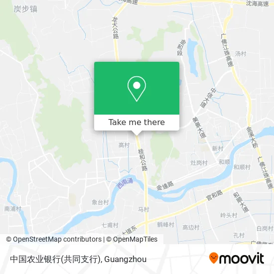 中国农业银行(共同支行) map