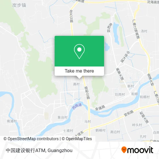 中国建设银行ATM map