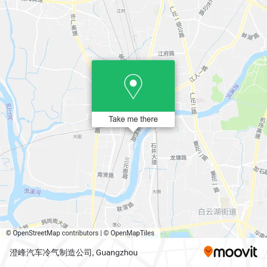 澄峰汽车冷气制造公司 map