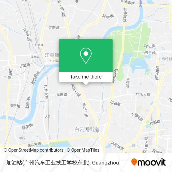 加油站(广州汽车工业技工学校东北) map