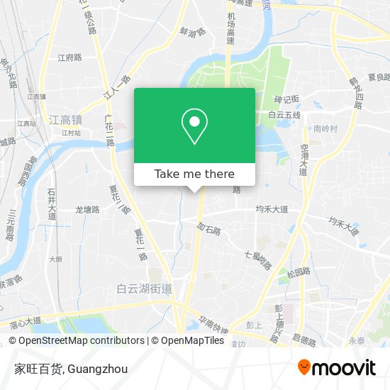 家旺百货 map