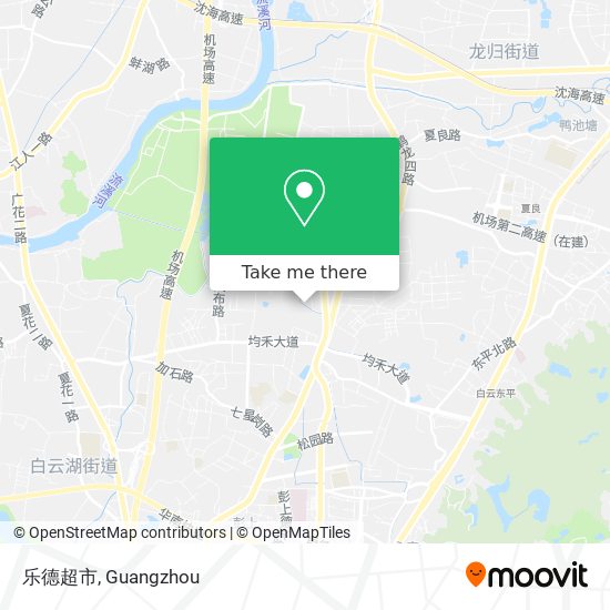 乐德超市 map
