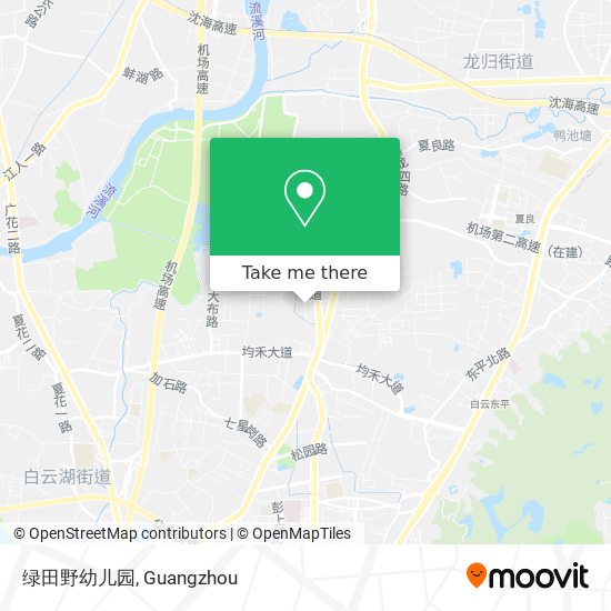 绿田野幼儿园 map