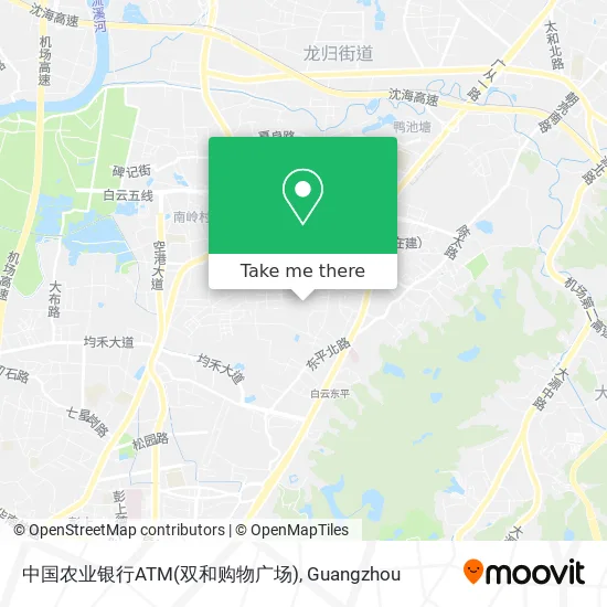 中国农业银行ATM(双和购物广场) map