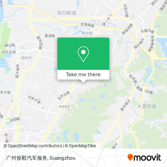 广州俊毅汽车服务 map