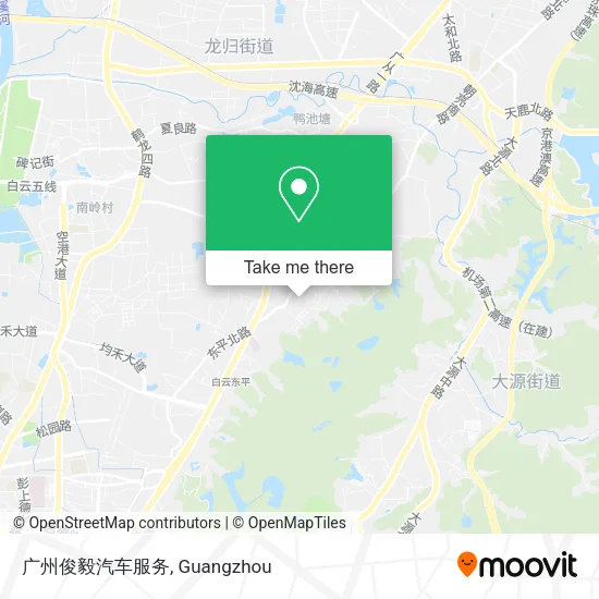 广州俊毅汽车服务 map