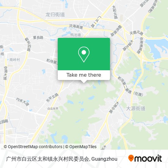 广州市白云区太和镇永兴村民委员会 map
