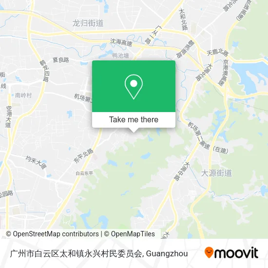 广州市白云区太和镇永兴村民委员会 map
