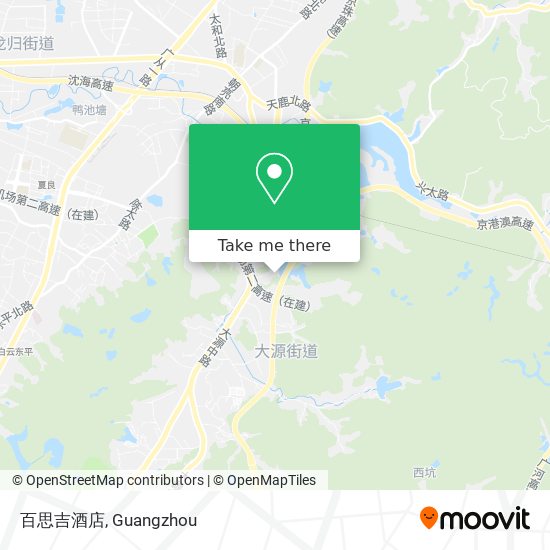 百思吉酒店 map
