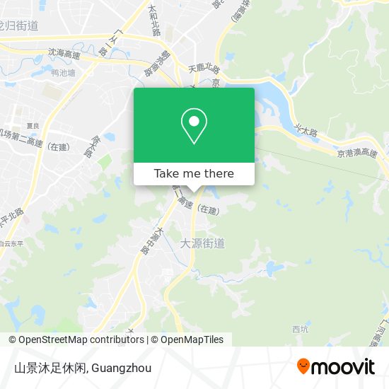 山景沐足休闲 map