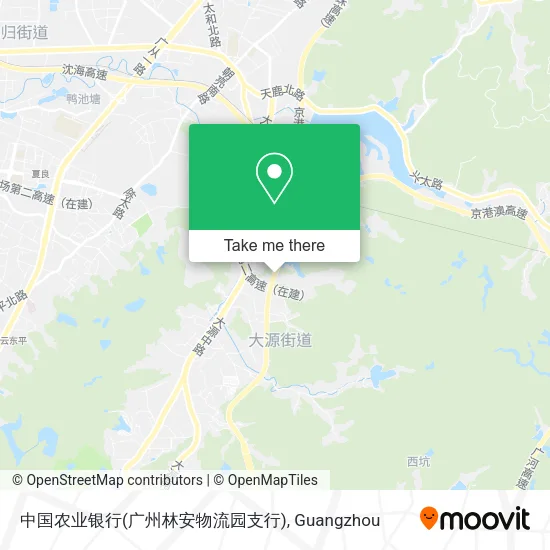 中国农业银行(广州林安物流园支行) map