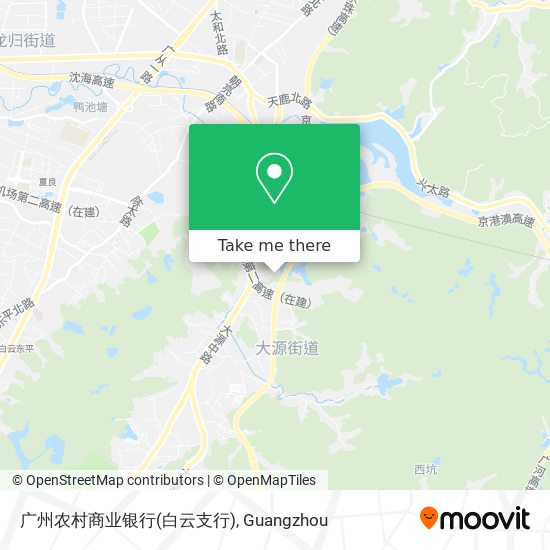 广州农村商业银行(白云支行) map