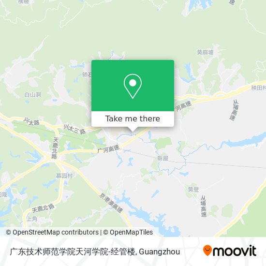 广东技术师范学院天河学院-经管楼 map