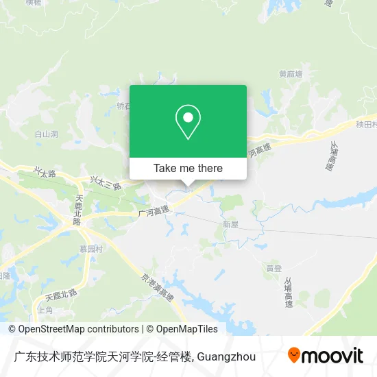 广东技术师范学院天河学院-经管楼 map