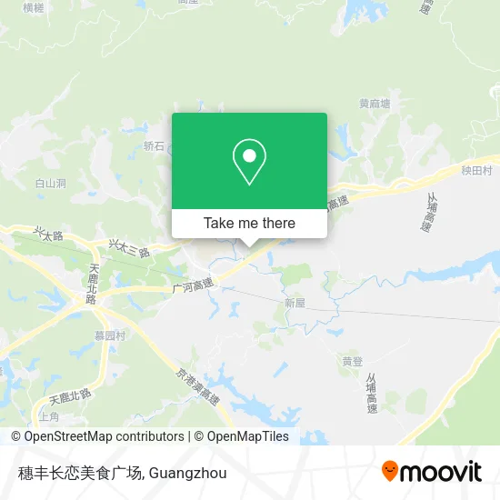 穗丰长恋美食广场 map