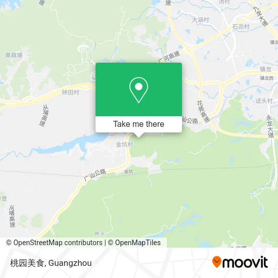 桃园美食 map