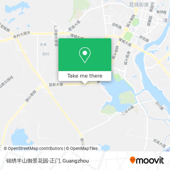 锦绣半山御景花园-正门 map