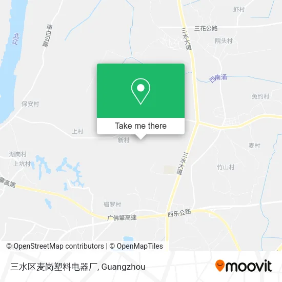 三水区麦岗塑料电器厂 map
