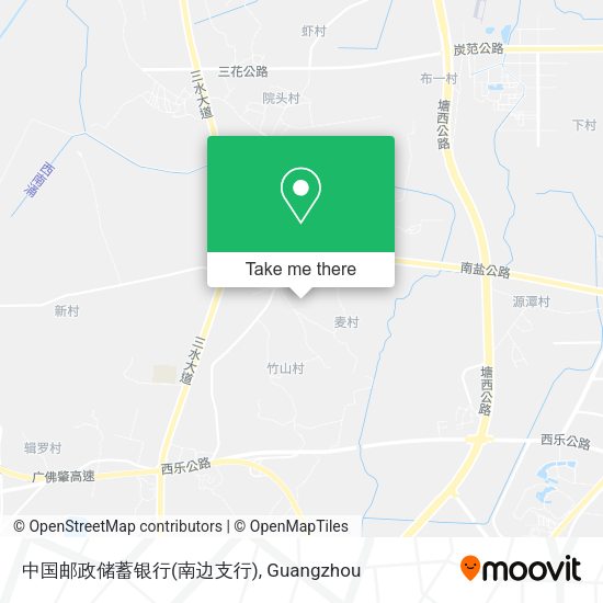 中国邮政储蓄银行(南边支行) map