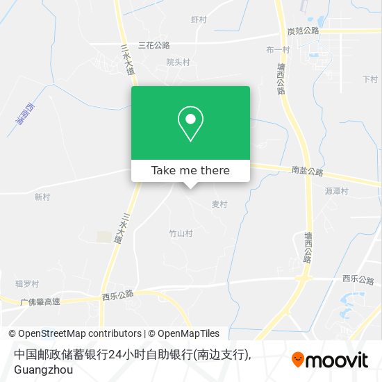 中国邮政储蓄银行24小时自助银行(南边支行) map