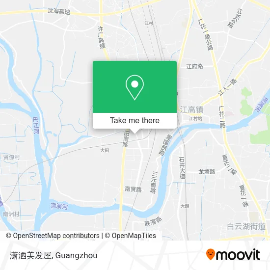 潇洒美发屋 map