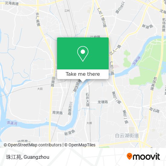 珠江苑 map