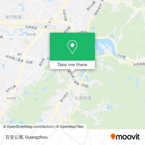 百安公寓 map