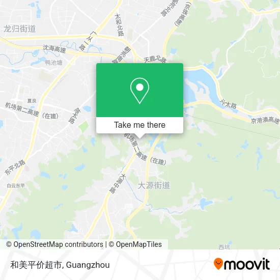 和美平价超市 map