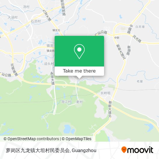 萝岗区九龙镇大坦村民委员会 map
