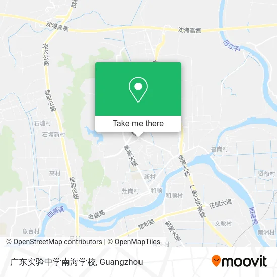 广东实验中学南海学校 map