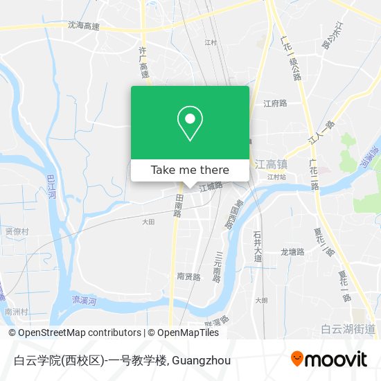 白云学院(西校区)-一号教学楼 map