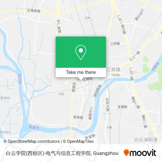 白云学院(西校区)-电气与信息工程学院 map