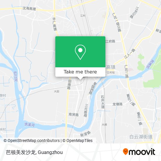 芭顿美发沙龙 map