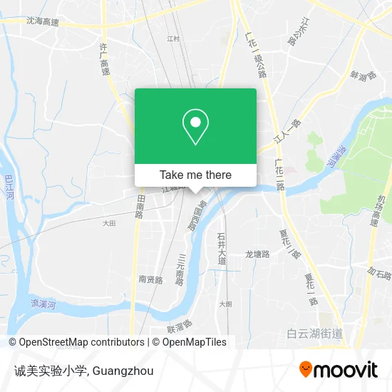 诚美实验小学 map