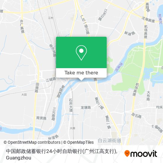 中国邮政储蓄银行24小时自助银行(广州江高支行) map