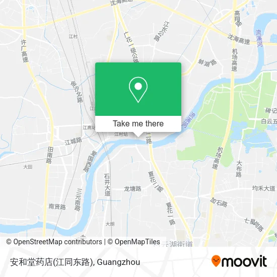安和堂药店(江同东路) map