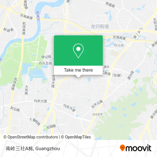 南岭三社A栋 map
