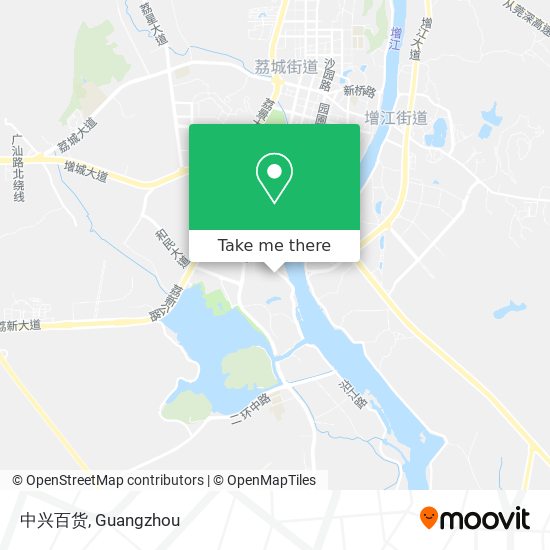 中兴百货 map